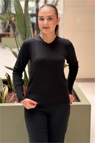 İpekyol Monogram Düğmeli Triko Tunik