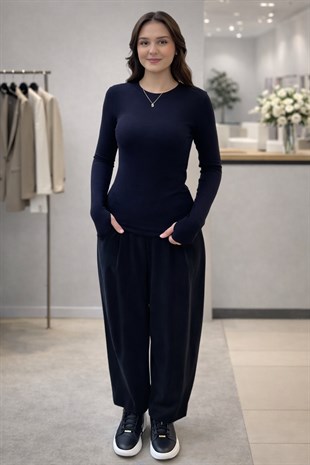 Mahal Casual Biskilet Yaka Cotton İçlik Body