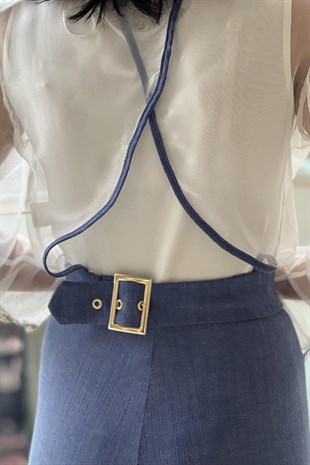 Mianotte Organze Ceket Pantolon Denim Takım