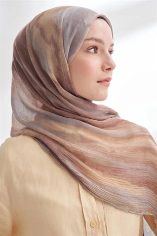 Armanda Organic Touch Blend Desen Şal