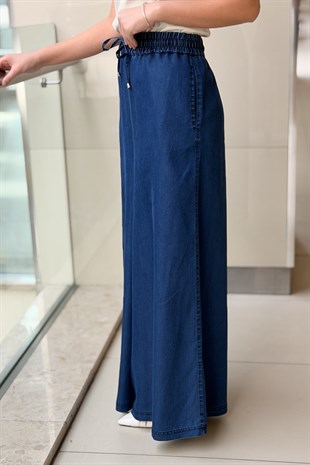 Sentez Mie Tenzel Geniş Paça Pantolon