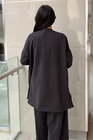 Nurcan Çetin Çiçek Baskılı Tunik Pantolon