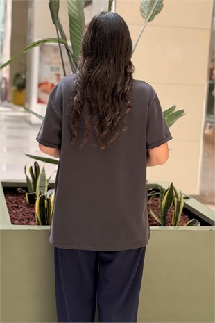 Ceremony Asimetrik İşleme Detaylı Bora Bluz