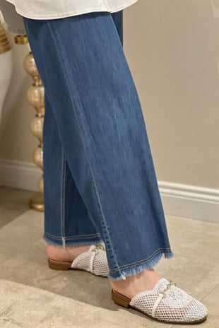 Ceremony Paçası Püsküllü Denim Pantolon
