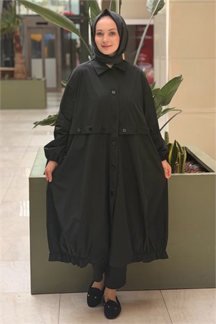 Ghisa Gömlek Yaka Düğme Detaylı Trenç