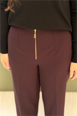 Sentez Kısa Geniş Paça Pantolon