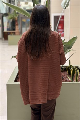 Ghisa Balıkçı Yaka Yarasa Kol Triko Tunik