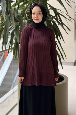 Missdalida Kalın Fitilli Beli Lastikli Tunik