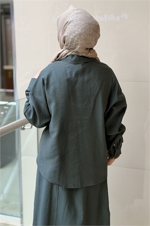 Ceremony Cebi Ve Eteği Lase İşlemeli Etekli Takım