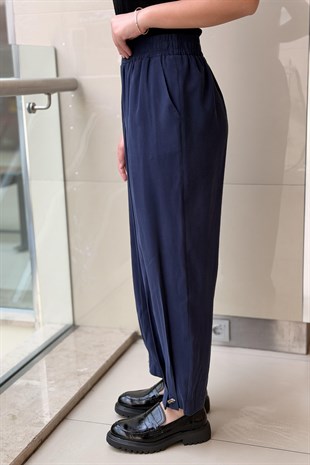 Sentez Titan Paça Pile Düğmeli Rahat Pantolon