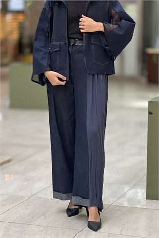 Ceremony Sol Yanı Tencel Kraşlı Kot Pantolon