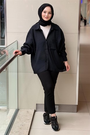Mahal Casual Ovarsize Gömlek