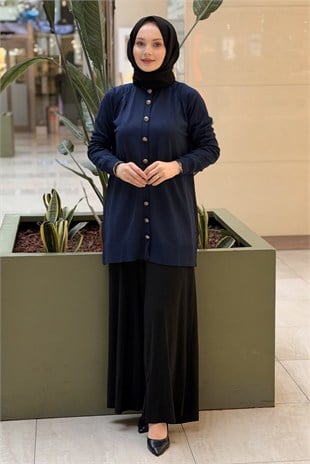 Nuss Reglan Kol Basic Merserize Hırka