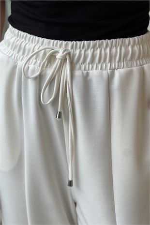 Sentez Önden Parçalı Havuç Bambu Pantolon