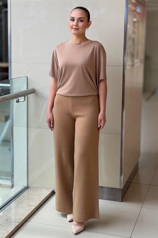 İpekyol Triko Wide Leg Fit Pantolon