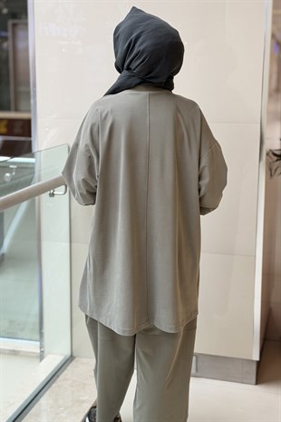 Ghisa Ribana Detaylı Tunik Pantolon Liosel Takım
