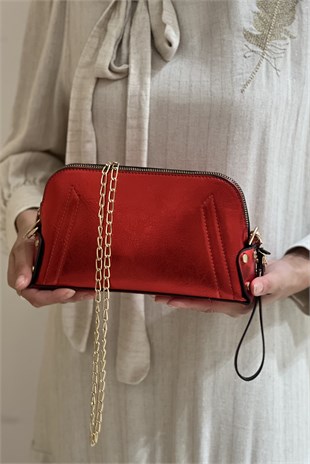 Mahal Bags Zincir Çapraz Askılı Portföy Çanta