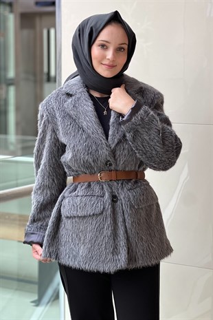 Missemramiss Pelliccia Kısa Kaban