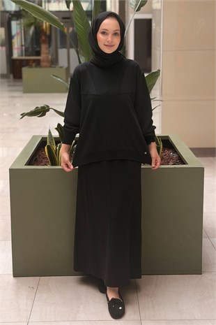 Ghisa Ribana Yaka Merserize Kombinli Tunik