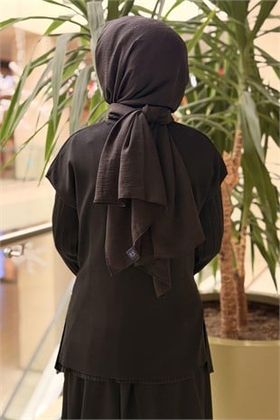 Missdalida Kalın Fitilli Beli Lastikli Tunik