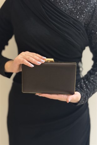 Mahal Bags Box Çapraz Pliseli Abiye Çanta
