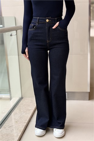 Ghisa Serpme Mini Taşlı Jean Pantolon