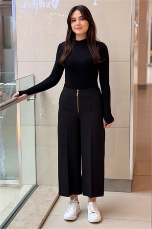 Sentez Queen Kısa Geniş Paça Pantolon