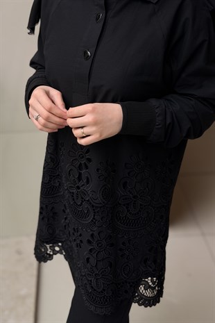Fuat Gürşen Güpürlü Tunik