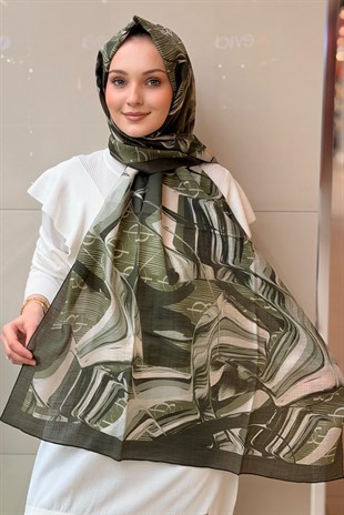 İpekevi Flora Desen Soft Şal