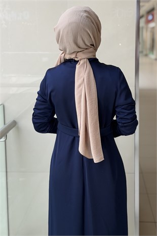 Matex Omuzu Aksesuar Detaylı Pelerin Kollu Abiye Elbise