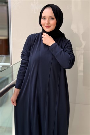 Nurcan Çetin Biyeli Bambu Kumaş Elbise