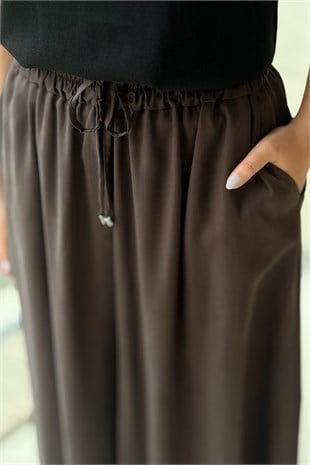 Sentez Geniş Paça Pantolon