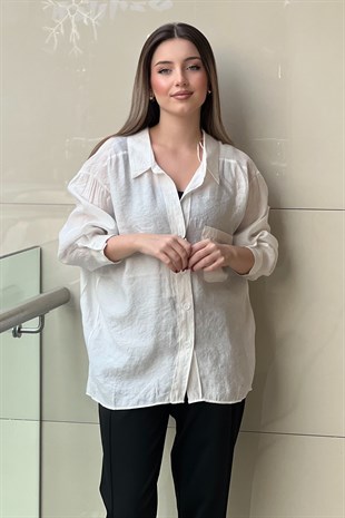 Mahal Casual Ovarsize Gömlek