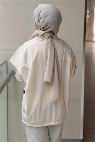 Ghisa Fermuar Detaylı Yelek Pantolon Spor Takım