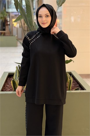 Ceremony Bluz Ve Pantolonu Çakma Detaylı Luna Takım
