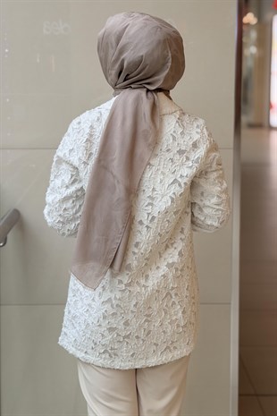 Ceremony Pul Payet İşlemeli Pamuk Ceket