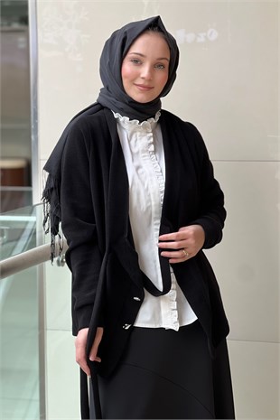 Fuat Gürşen Kolsuz Fırfırlı Gömlek Triko Hırka İçli Dışlı İkli Takım