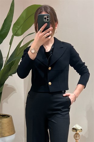 Ekol İki Düğme Midi Blazer Ceket