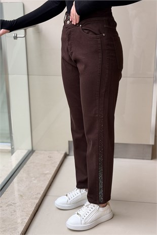 Fuat Gürşen Hotfix Baskılı Jean Pantolon