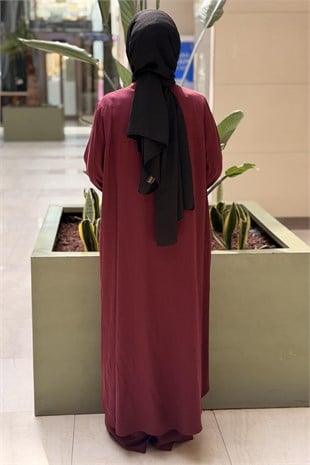 Heddy Fermuar Detaylı Kolları Apoletli Uzun Gömlek Pantolon Takım