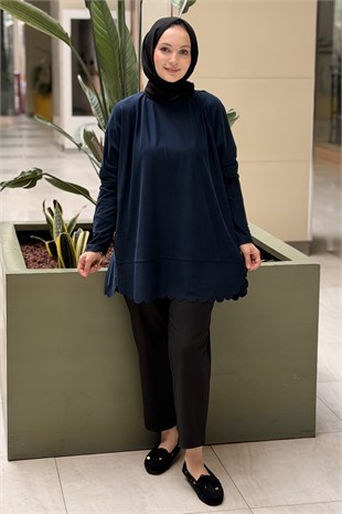 Tığ Triko Oversize Tunik