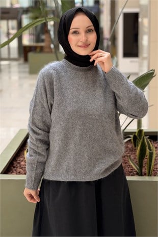 Tığ Triko Yün Kaşmir Ve İpek Karışımlı Bluz