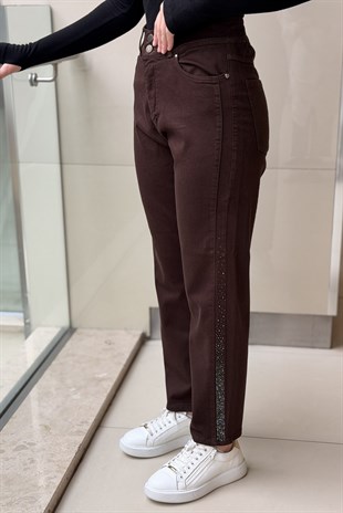 Fuat Gürşen Hotfix Baskılı Jean Pantolon