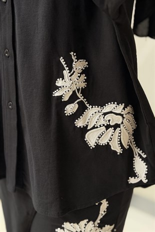 Missemramiss Linen Nakışlı Takım