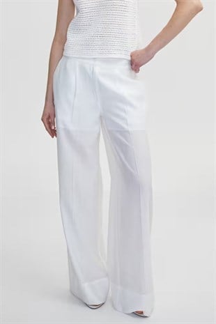 İpekyol Ütü İzli Wide Leg Fit Pantolon
