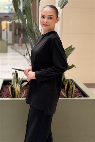 Ceremony Uzun Kollu Bambu İçlik Tunik