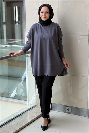 Tığ Triko Oversize Tunik