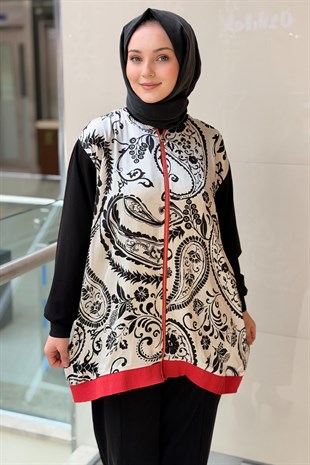 Ghisa Colorblock Desenli Kap Pantolon Takım
