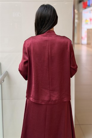 Matex Piliseli Bomber Ceket Etek Takım