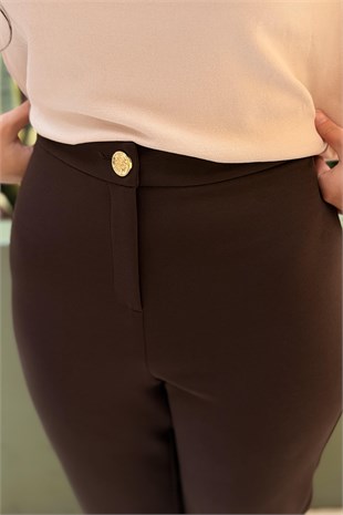 Sentez Streç Boru Paça Pantolon